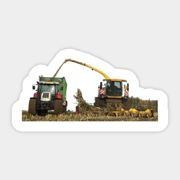 Corn chopper Sticker by nordishland